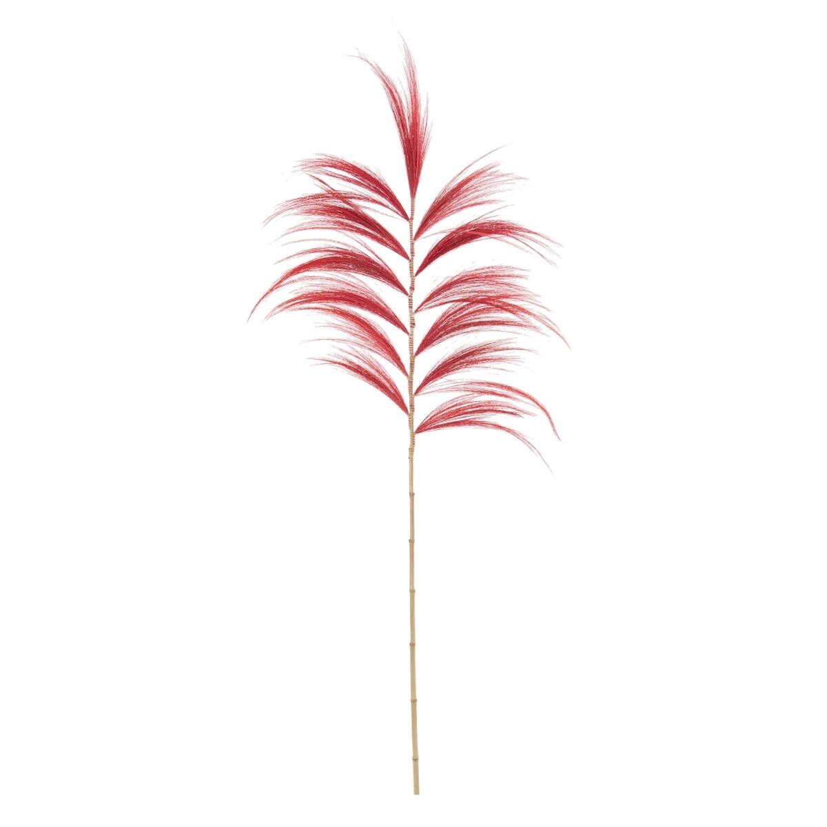 Gren Röd Bambu Naturliga fibrer 60 x 1 x 230 cm