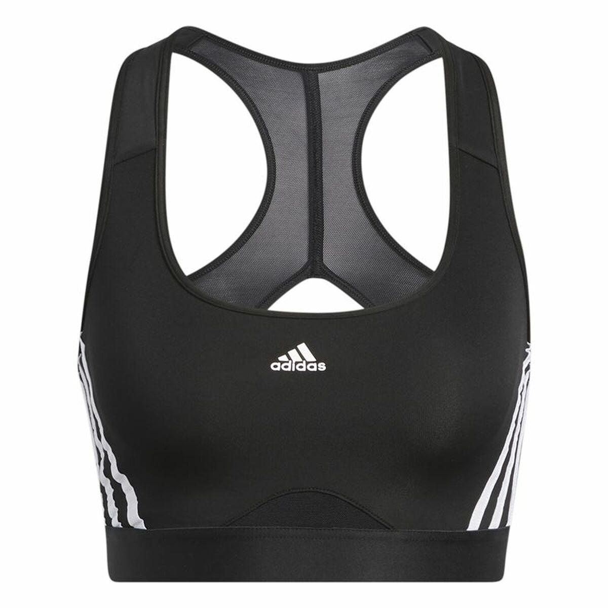 Sport-BH Adidas Pwr Ms 3S Svart