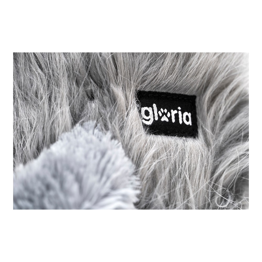 Mjuk leksak för hundar Gloria Grå Polyester polypropen Monster 20 x 35 cm - 3