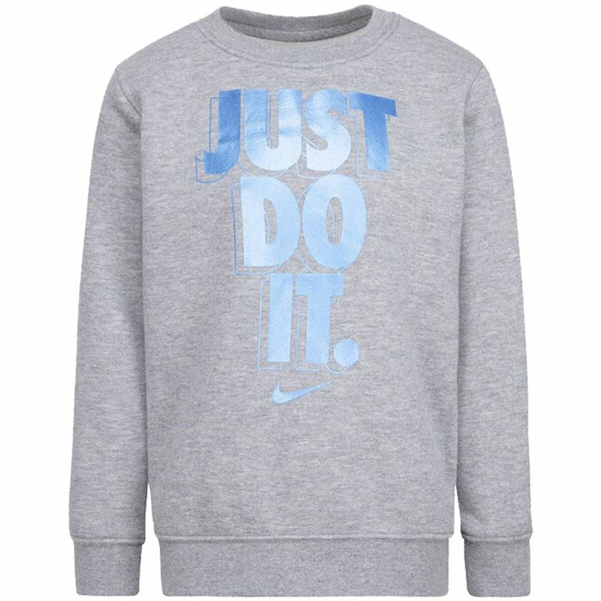 Tröja utan huva Barn Nike Gifting Grå