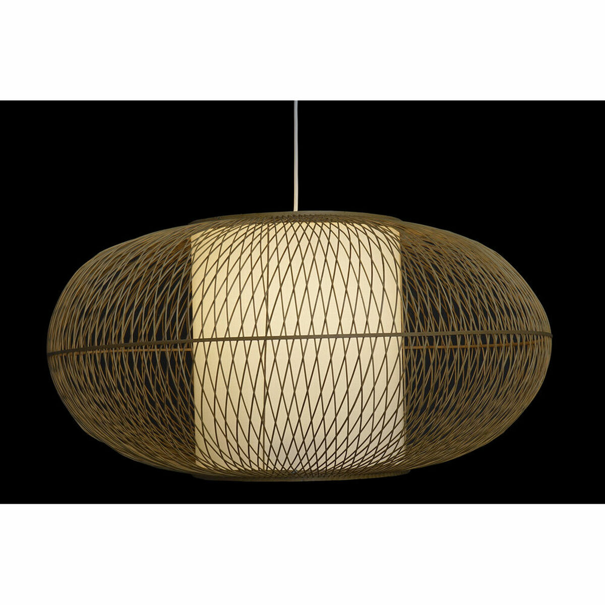 Taklampa DKD Home Decor Vit Naturell Bambu 40 W 83 x 83 x 40 cm - 14