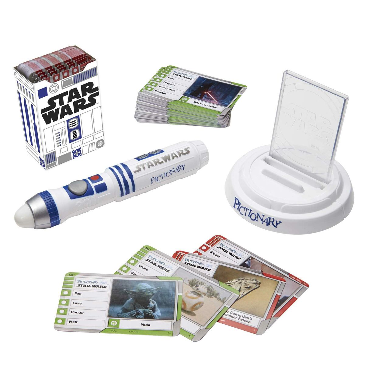 Interaktiv leksak Mattel HHM49 Pictionary: Star Wars (Renoverade B)