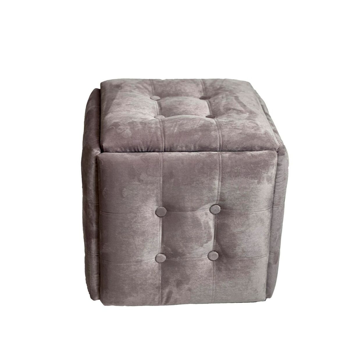Stolset GO GIFT Transformer Rosa Sammet Stål 50 x 50 x 50 cm Puff 5-i-1 5 antal - 3