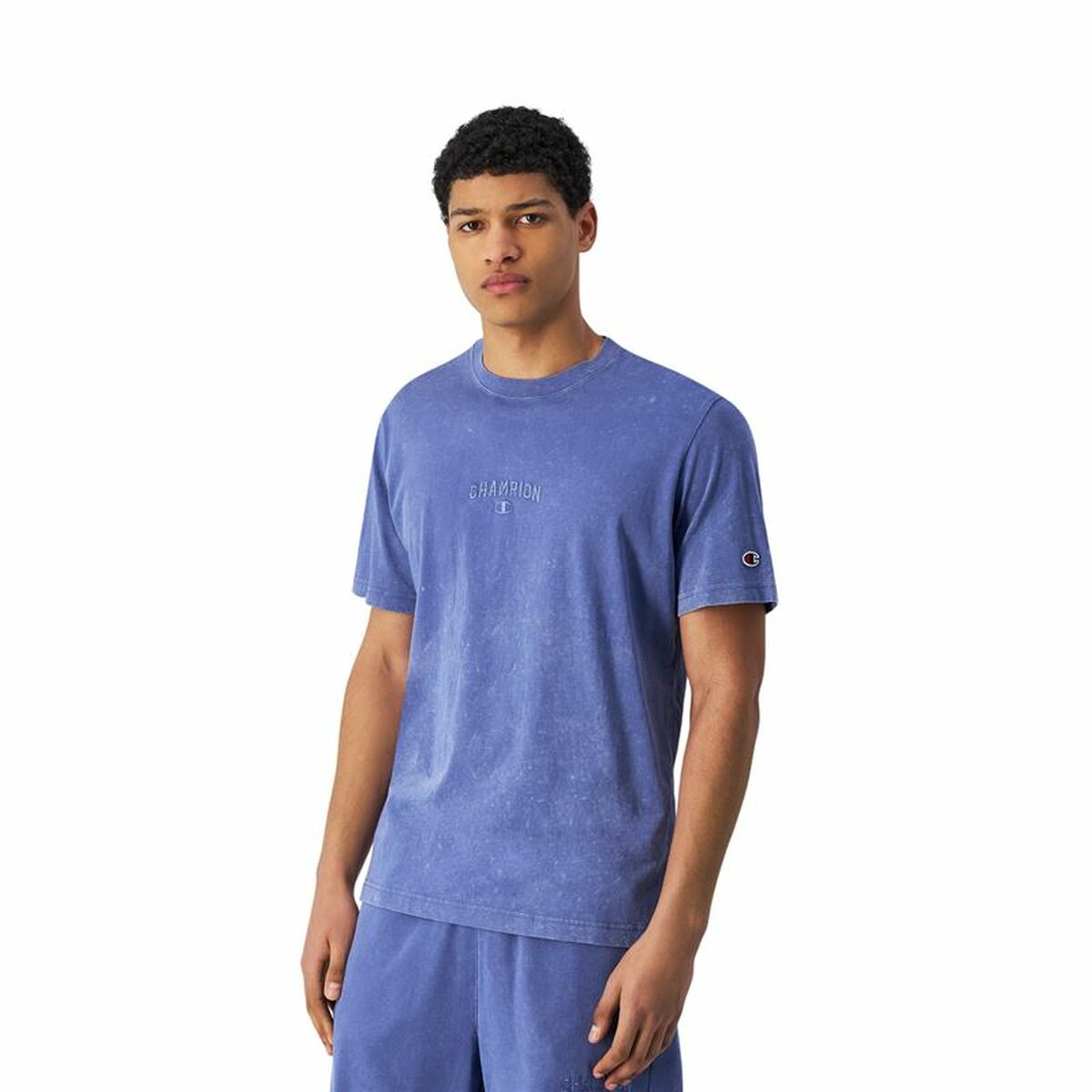 T-shirt med kortärm Herr Champion Champion SS Svb Blå Indigo - 3