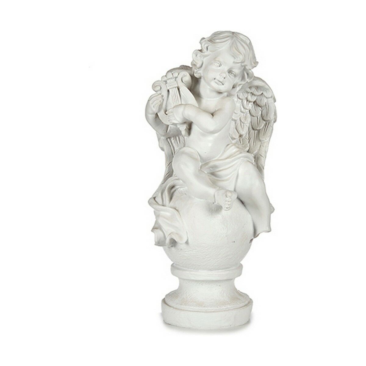 Prydnadsfigur Krist+ Vit Ängel 22 x 22 x 48 cm 30 x 58 x 30 cm (2 antal) - 5