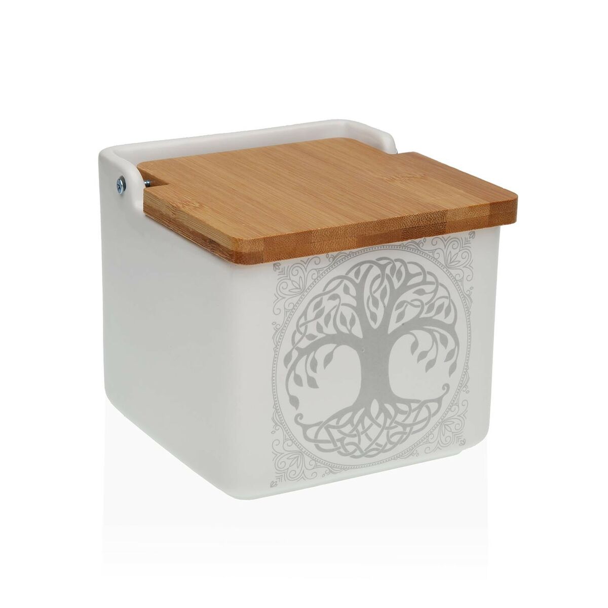 Saltkar med lock Versa Idun 12,2 x 11,5 x 12,2 cm Keramik - 2