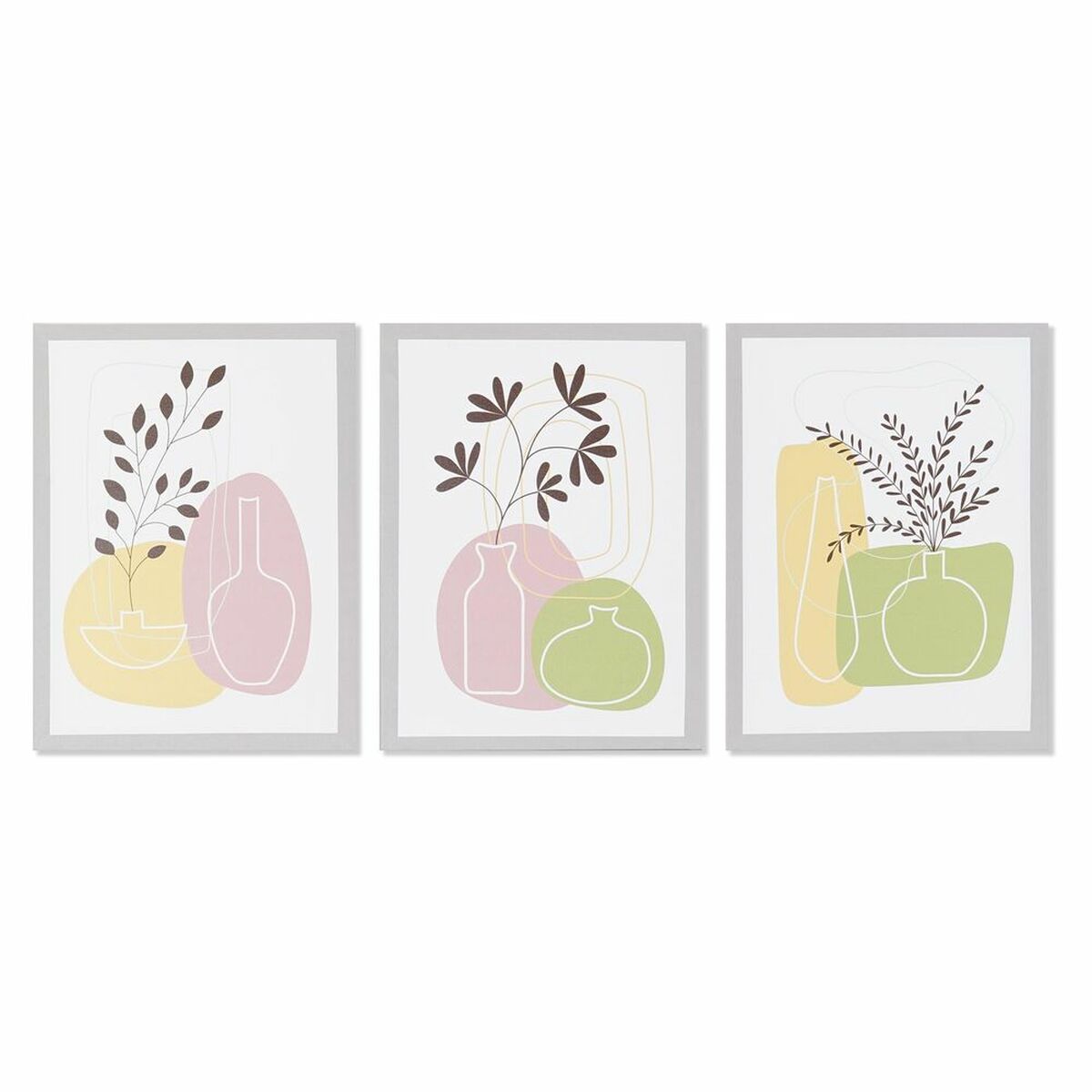 Kanvas DKD Home Decor Furu Kanvas 30 x 1,8 x 40 cm