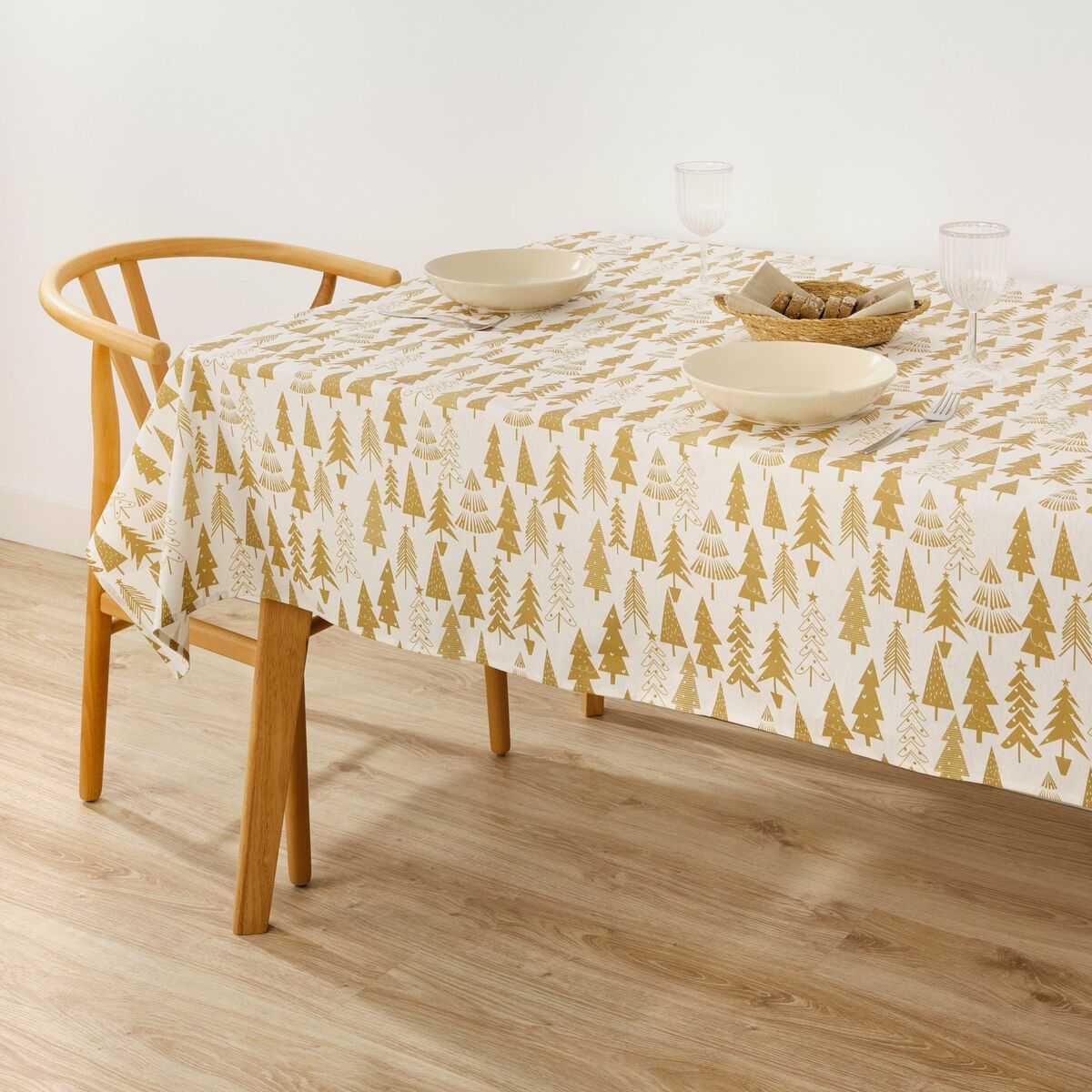 Fläckresistent bordsduk i harts Belum Christmas Multicolour 300 x 150 cm - 2