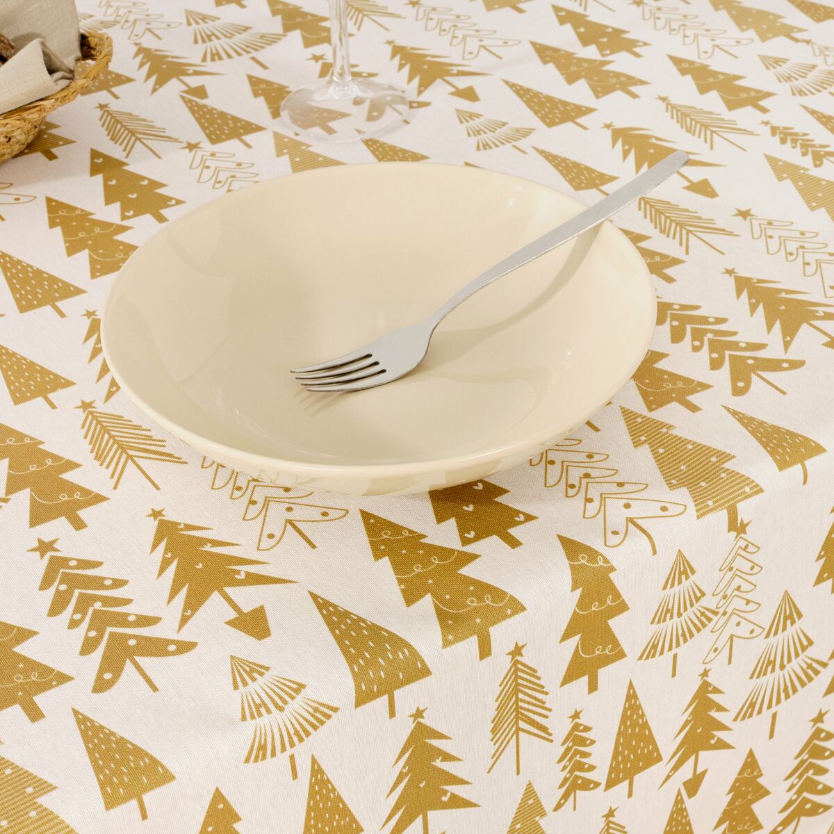 Fläckresistent bordsduk i harts Belum Christmas Multicolour 300 x 150 cm - 3