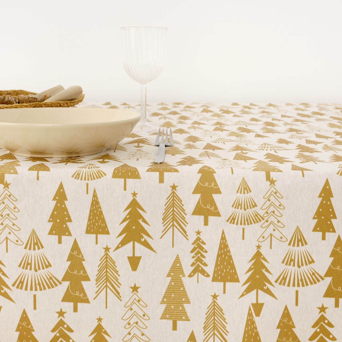 Fläckresistent bordsduk i harts Belum Christmas Multicolour 300 x 150 cm - 5