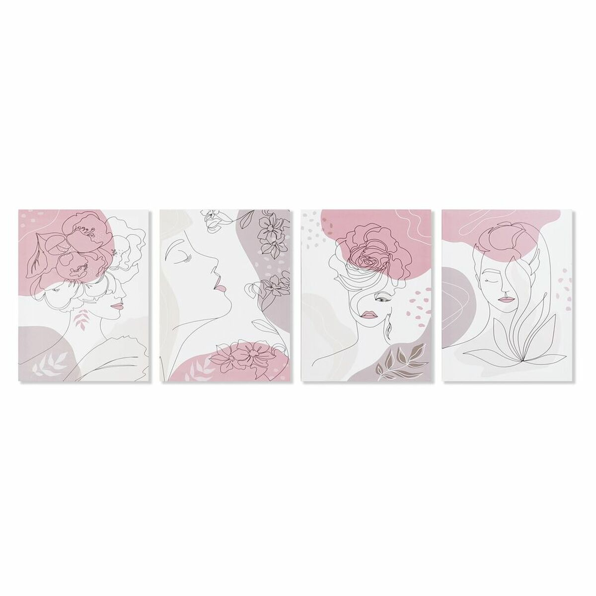Kanvas DKD Home Decor Furu Kanvas 30 x 1,8 x 40 cm