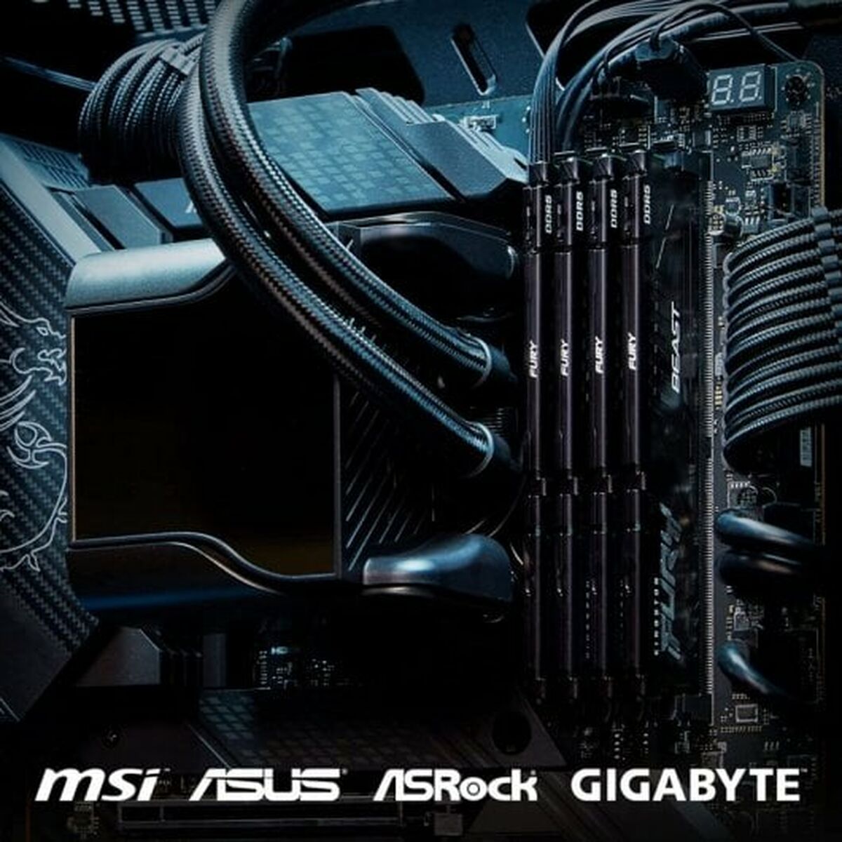 RAM-minne Kingston Beast 8 GB DDR5 5200 MHz CL40 - 6