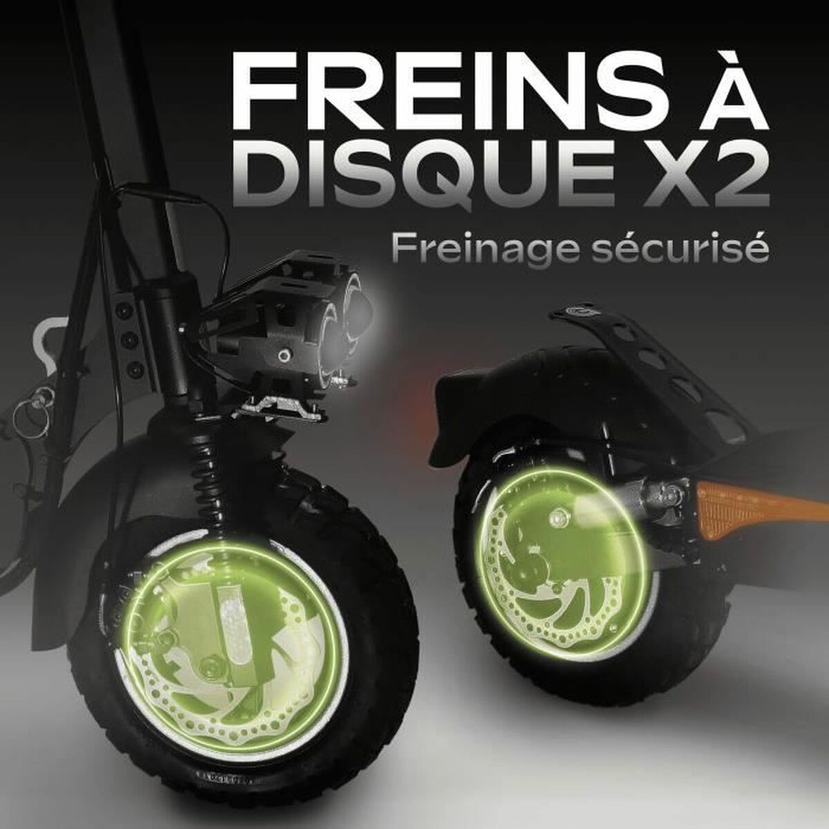 Elscooter Urbanglide ECROSS PRO 2 Svart 25 km/h 800 W - 5