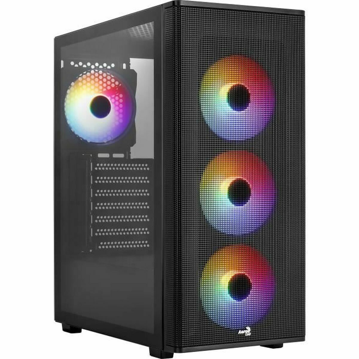 ATX Semitorn Aerocool Svart