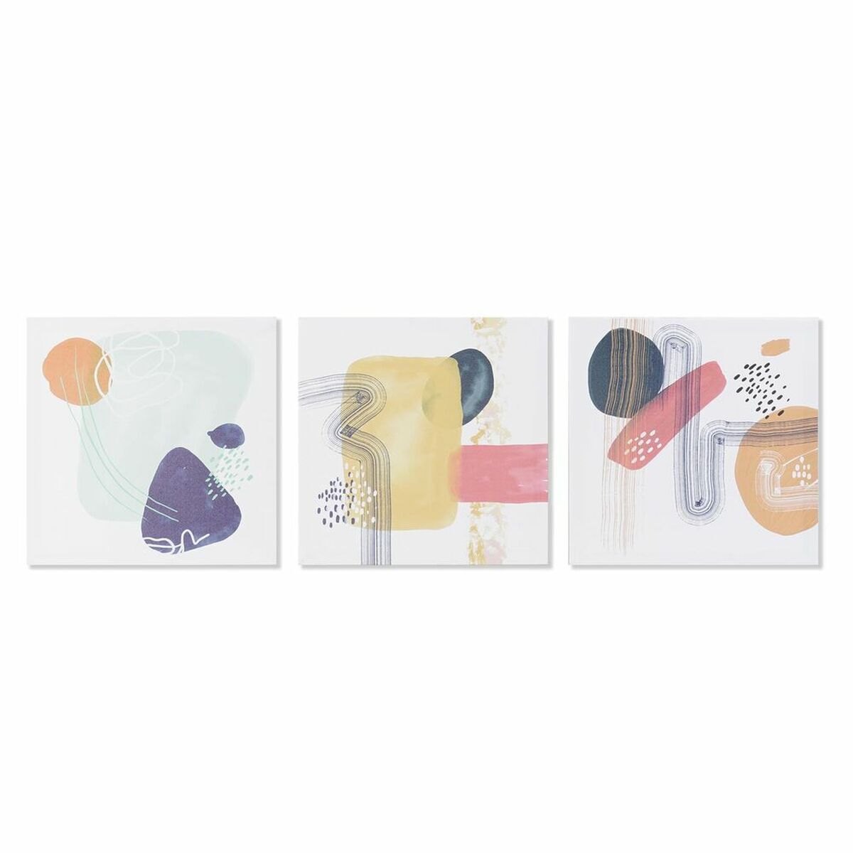 Kanvas DKD Home Decor Furu Kanvas 40 x 1,8 x 40 cm