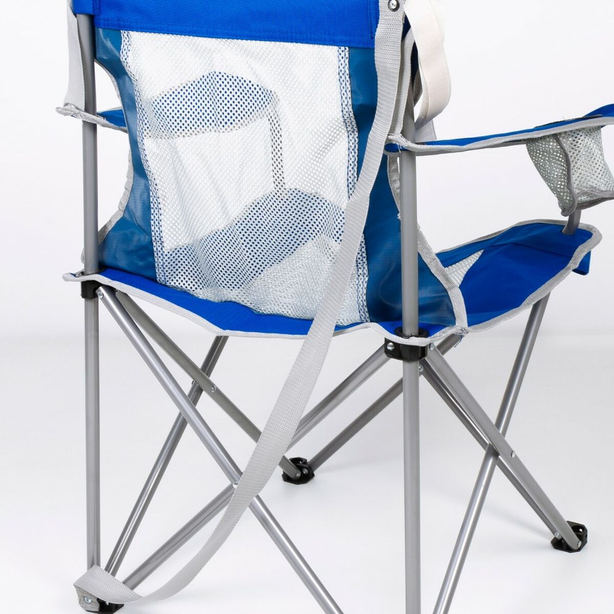 Hopfällbar campingstol Aktive Blå Grå 46 x 82 x 46 cm (4 antal) - 14