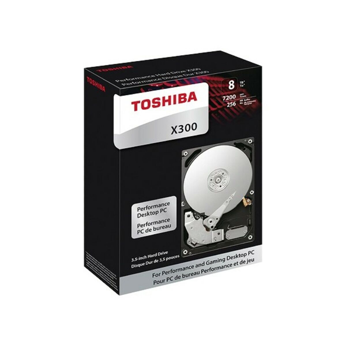 Hårddisk Toshiba HDWR11AEZSTAU 10 TB 3,5" - 4