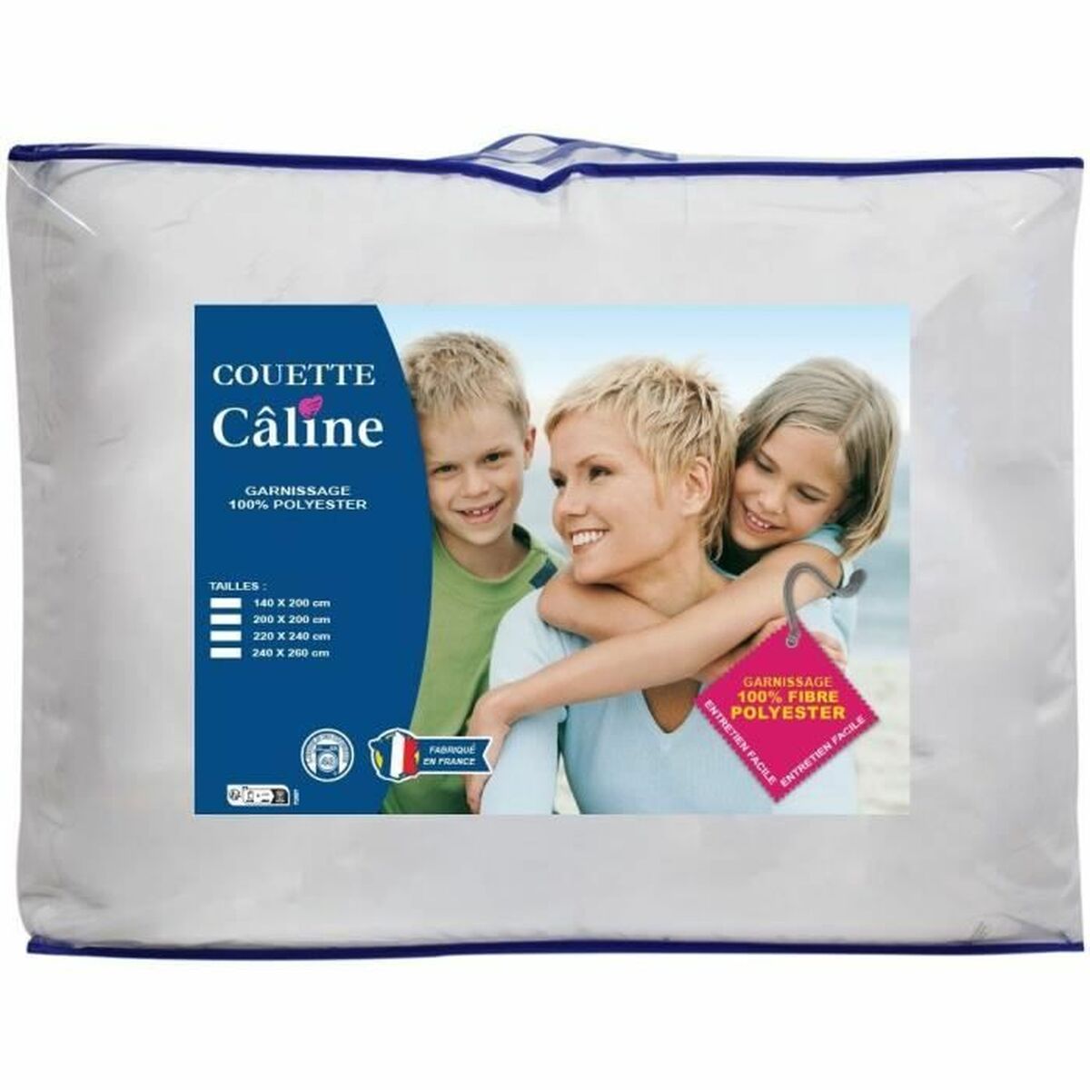 Duntäcke Vit 250 g/m² 140 x 200 cm - 2