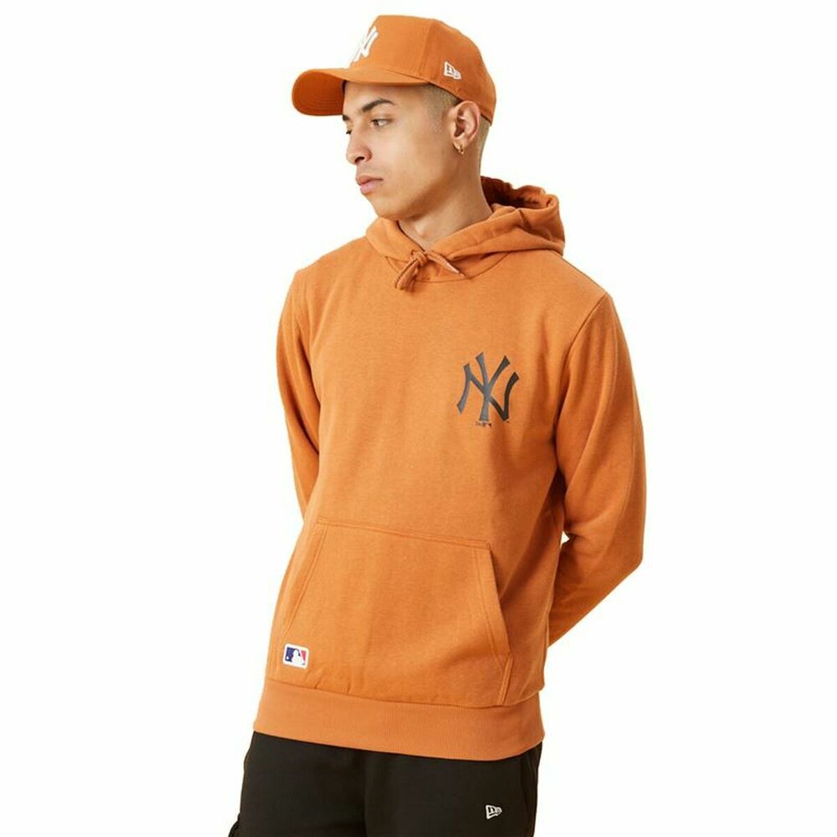 Tröja med huva Herr New Era MLB New York Yankees Brun - 8