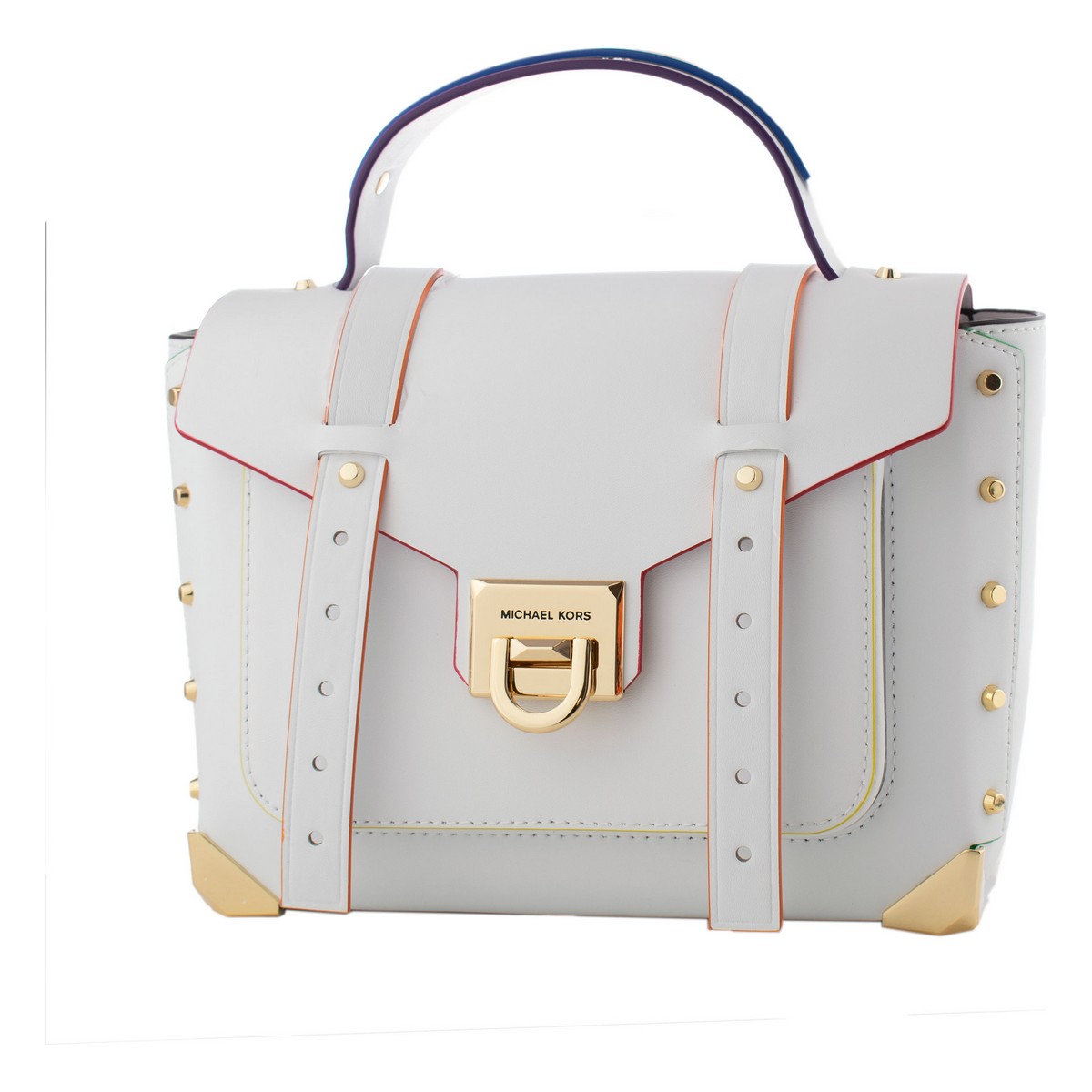 Damväska Michael Kors 35T2GNCS6T-BRIGHT-WHT Vit 25 x 28 x 9 cm - 5