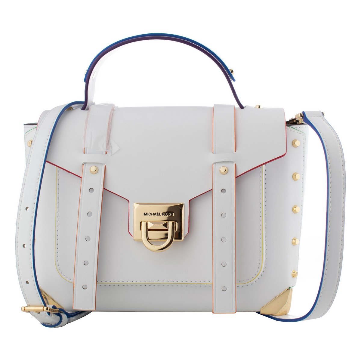Damväska Michael Kors 35T2GNCS6T-BRIGHT-WHT Vit 25 x 28 x 9 cm - 6