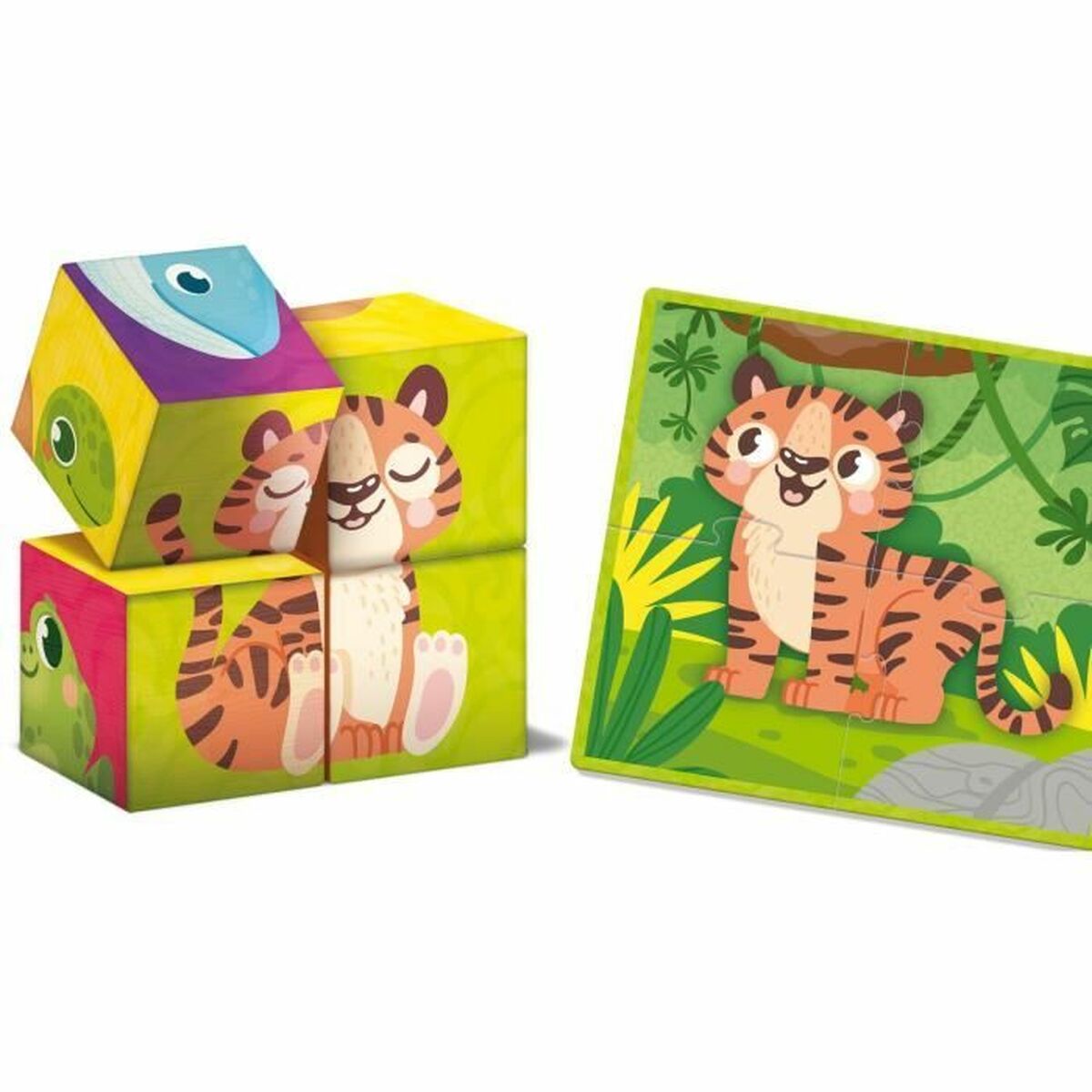 Utbildningsspel Lisciani Giochi Cubes & Puzzle - 4