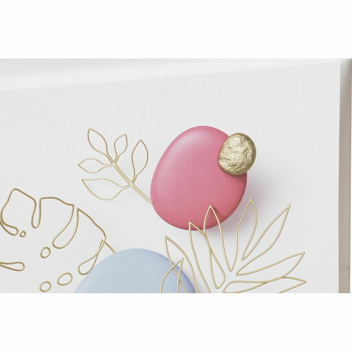 Kanvas DKD Home Decor Kanvas Trä MDF 40 x 1,8 x 40 cm - 2