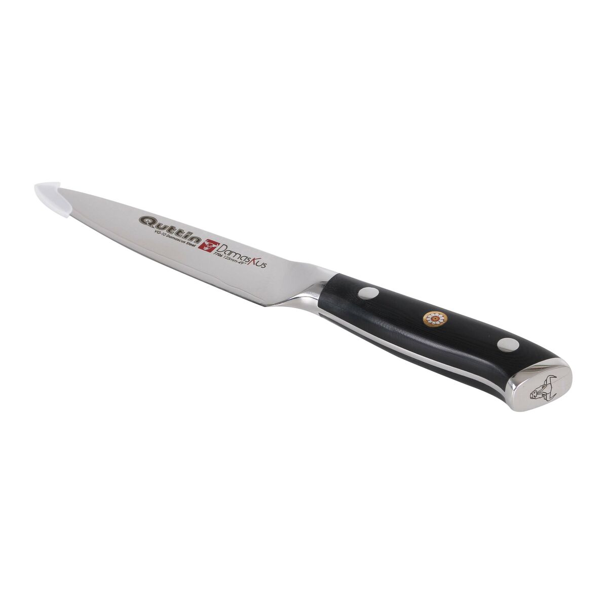 Kökskniv Quttin Damaskus Svart Silvrig 12 cm (2 antal) - 2
