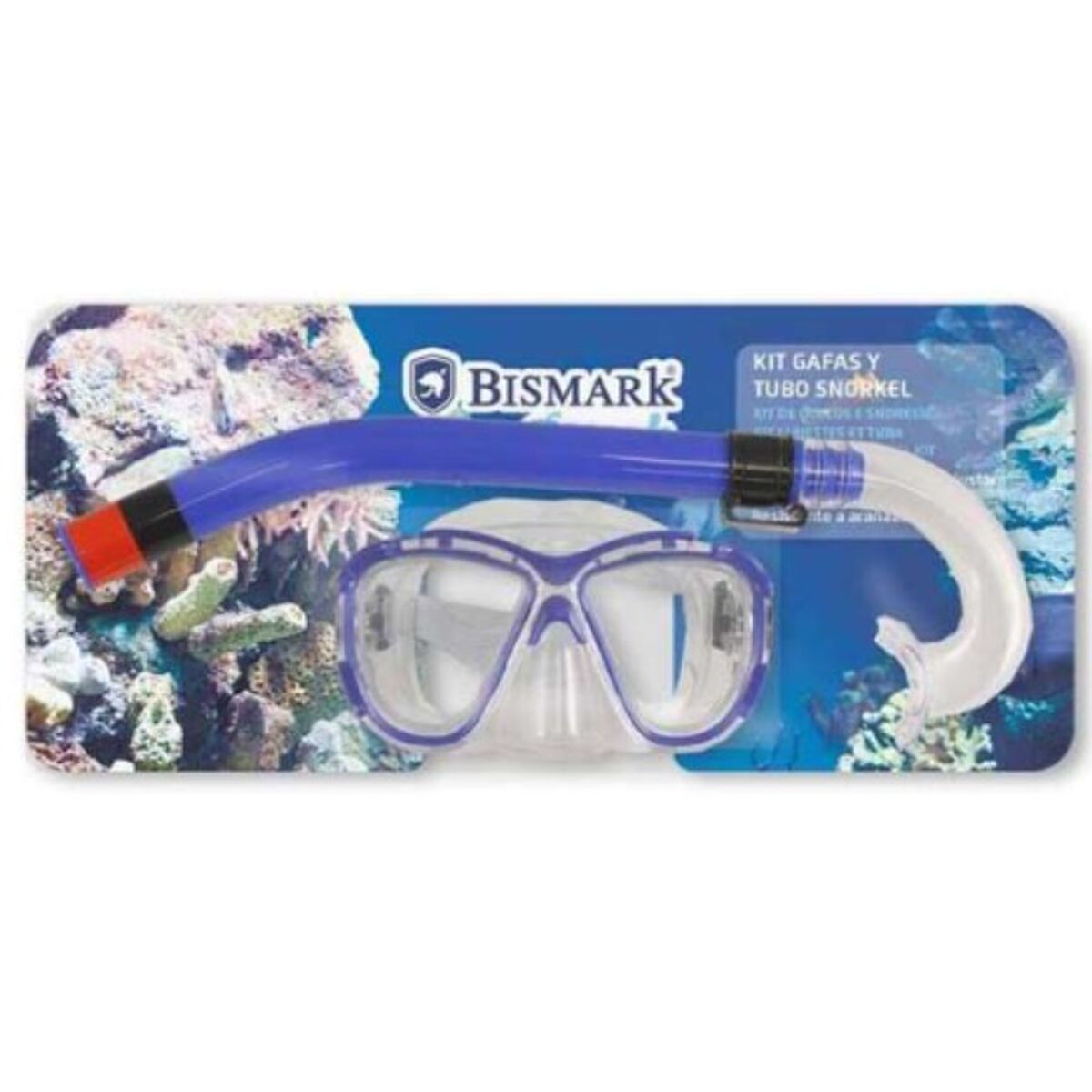 Snorkel och cyklop Bismark Vuxna PVC - 2