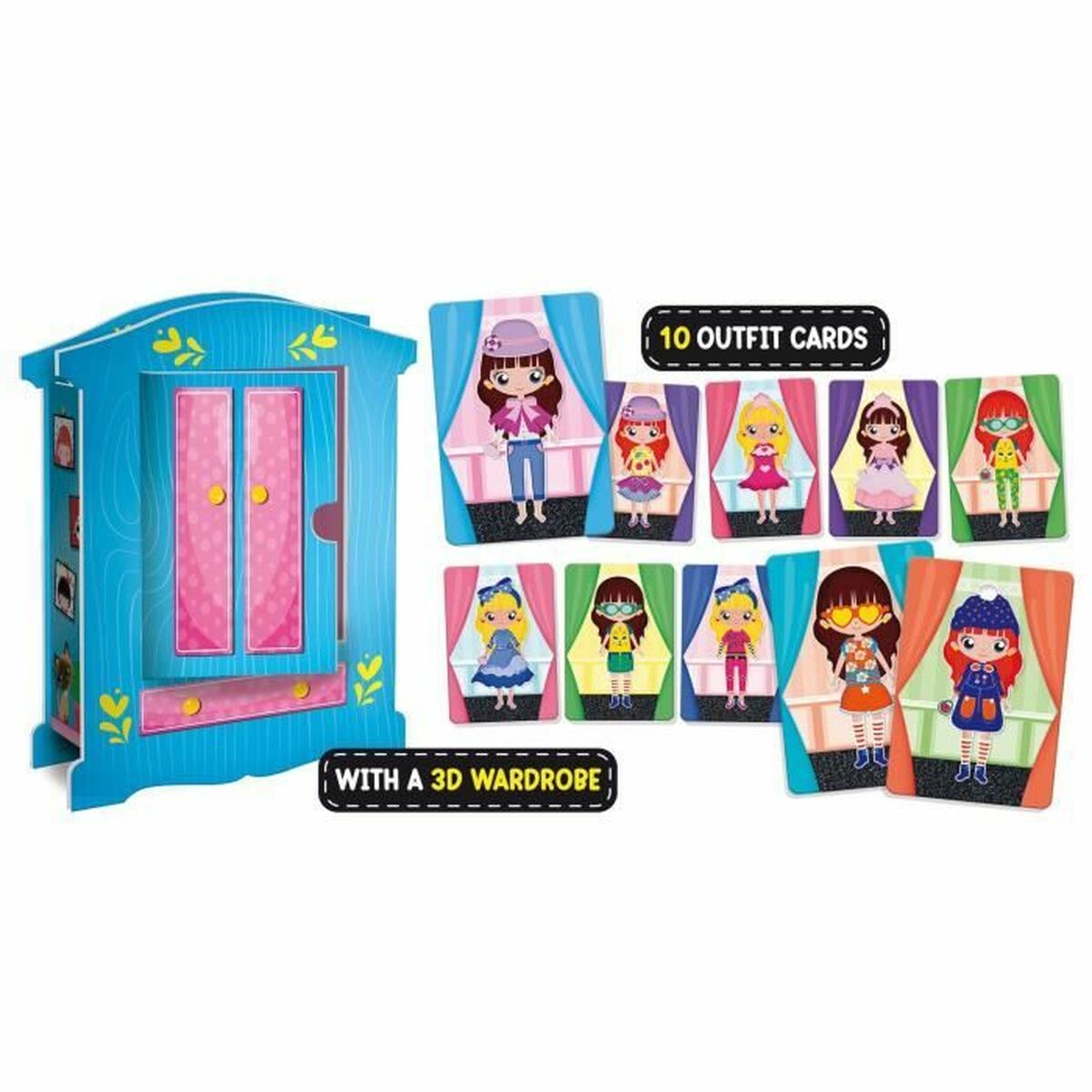 Utbildningsspel Lisciani Giochi Magnetic Fashion Doll (FR) - 3