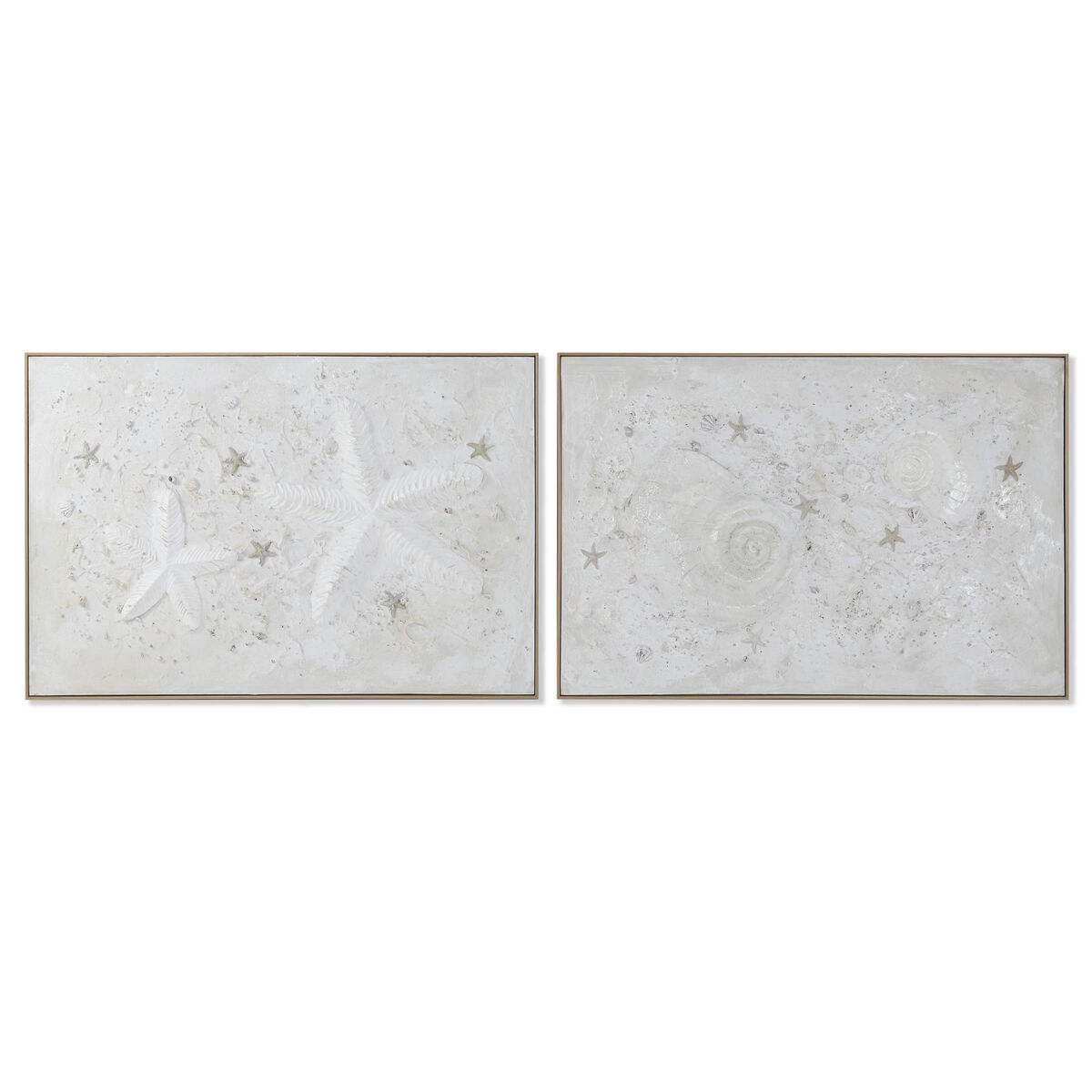 Kanvas Home ESPRIT Beige Medelhavs (2 antal)