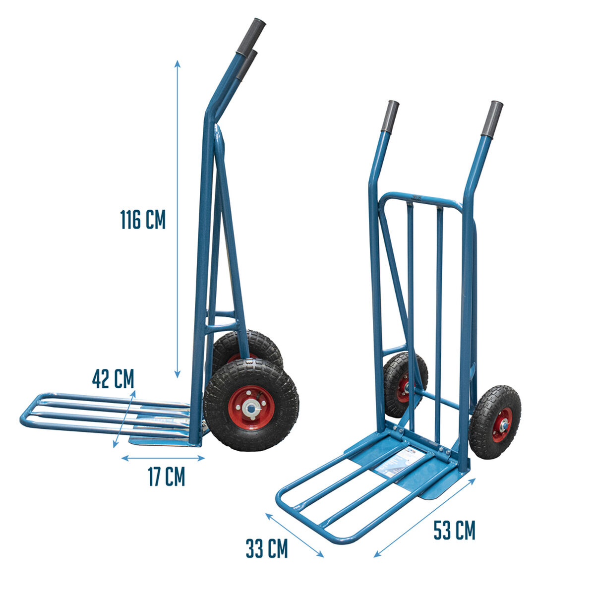 Skottkärra Ferrestock Grepp Stål 250 kg - 3