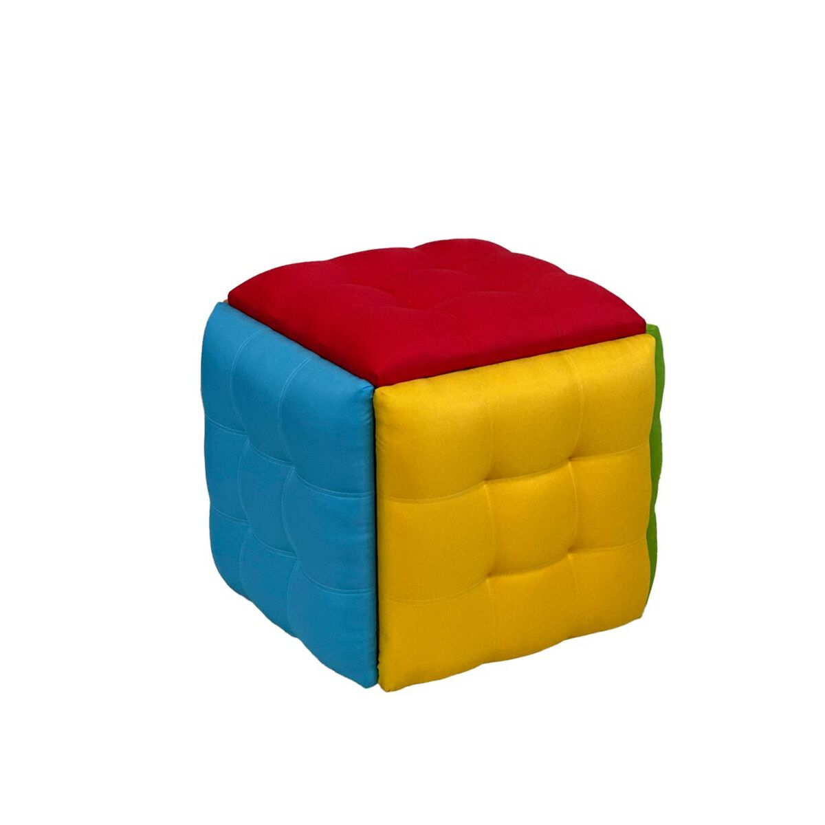 Stolset GO GIFT Transformer Multicolour Läder Stål 50 x 50 x 50 cm Puff 5-i-1 5 antal - 3