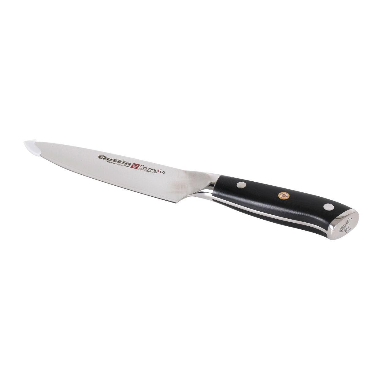 Kökskniv Quttin DAMASKUS Svart Silvrig 15 cm (2 antal) - 2