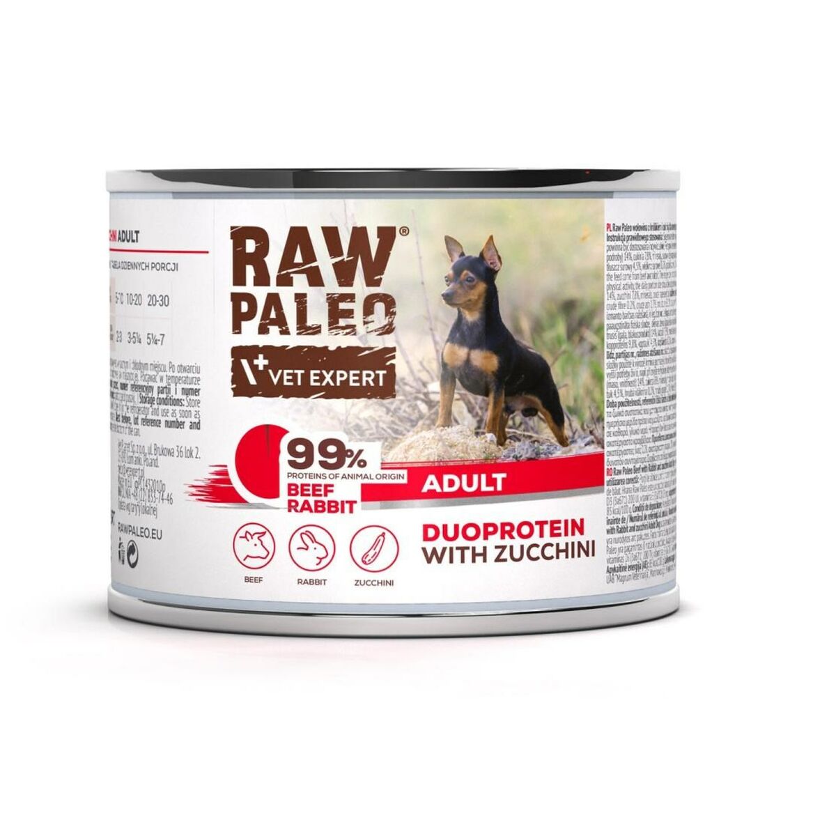 Våt mat VETEXPERT RAW PALEO Nötkött 200 g