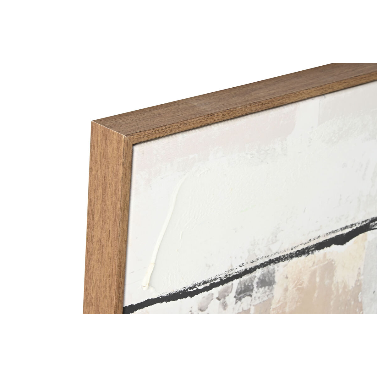 Kanvas Home ESPRIT Svart Gyllene Abstrakt Urban 100 x 4 x 100 cm (2 antal) - 2