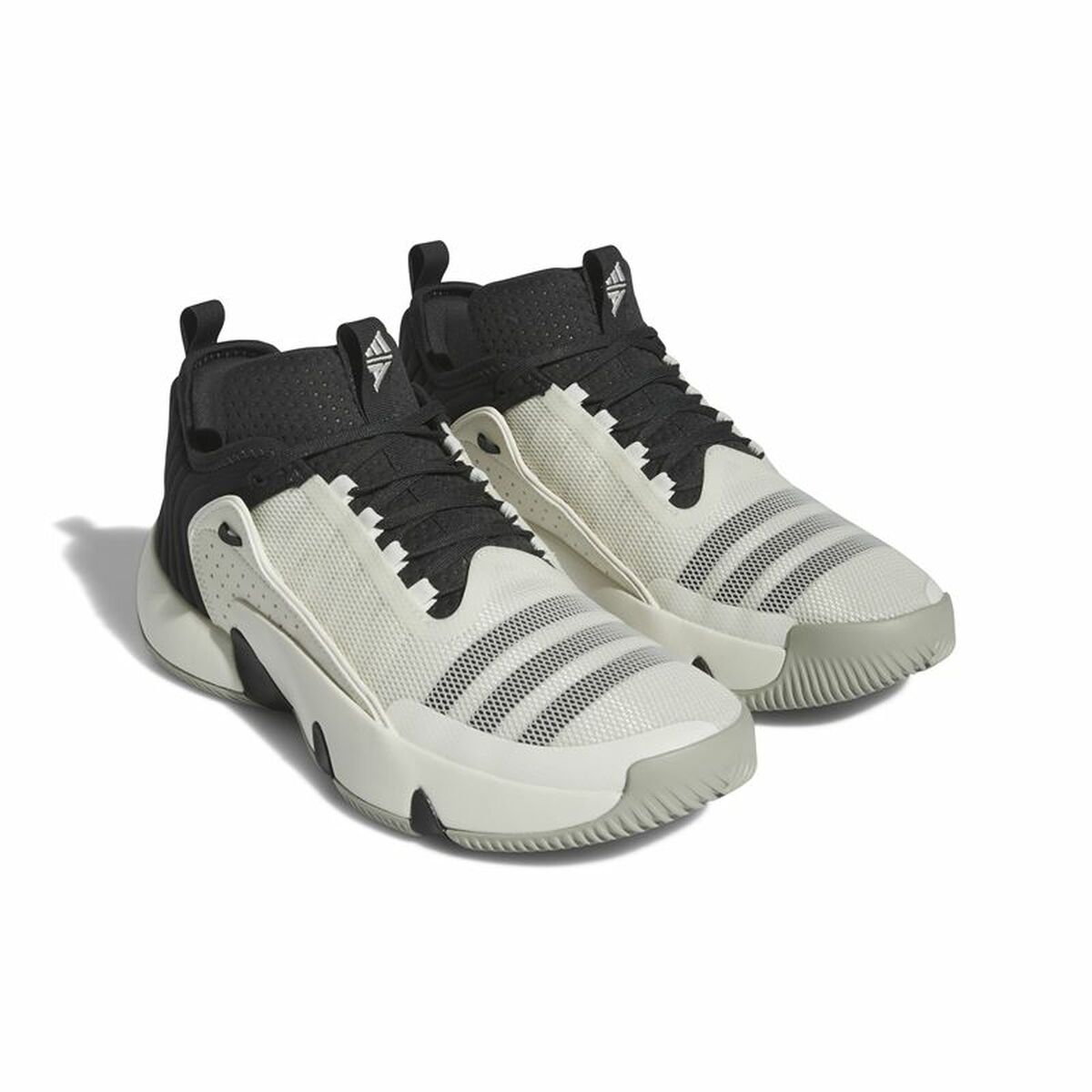 Basketskor, Vuxen Adidas Trae Unlimited Vit Svart - 5