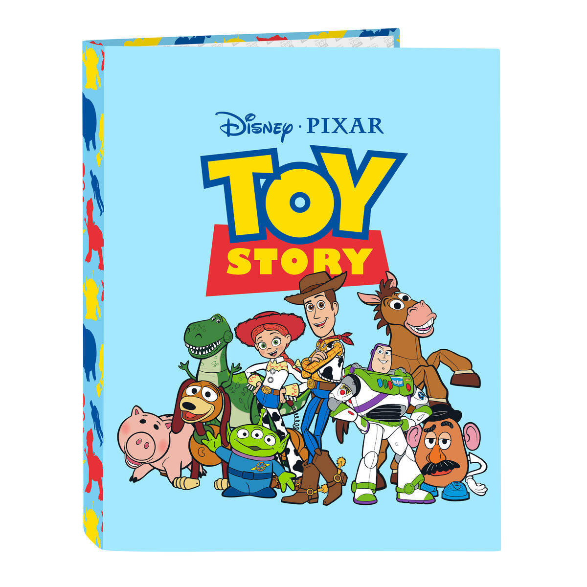 Ringpärm Toy Story Ready to play Ljusblå A4 (26.5 x 33 x 4 cm)