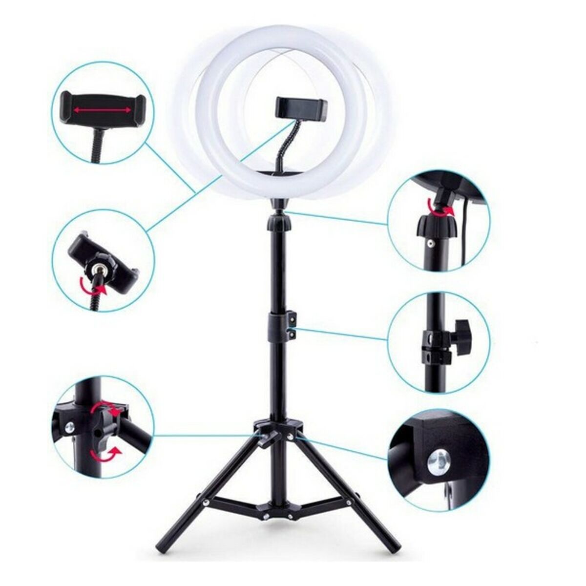 Ljusring för selfies Video Maker Kit - 4