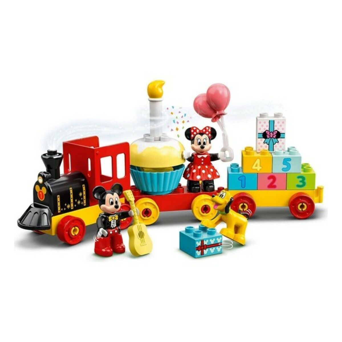 Playset Duplo Mickey and Minnie Birthday Train Lego 10941 Mickey and Minnie Birthday Train 36 cm - 2