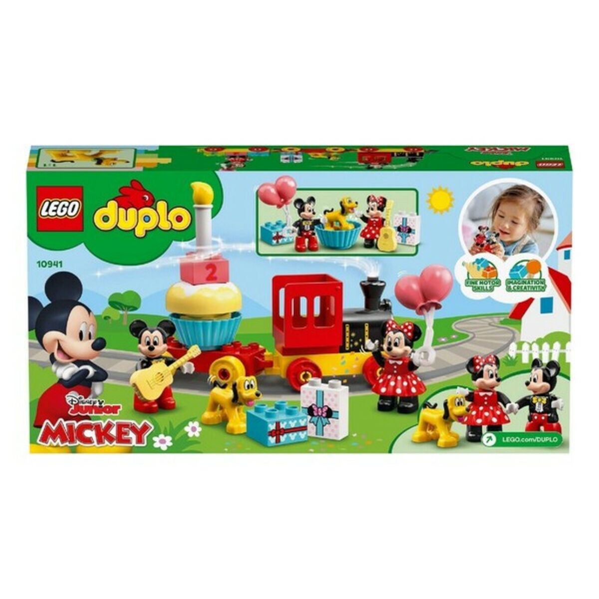 Playset Duplo Mickey and Minnie Birthday Train Lego 10941 Mickey and Minnie Birthday Train 36 cm - 8