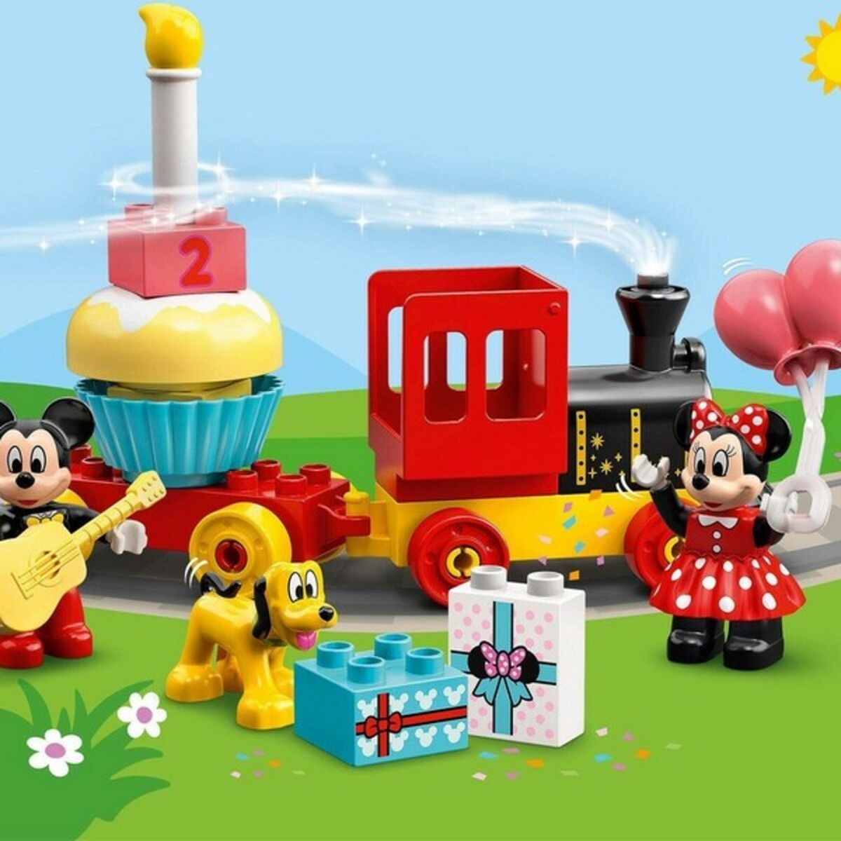 Playset Duplo Mickey and Minnie Birthday Train Lego 10941 Mickey and Minnie Birthday Train 36 cm - 5