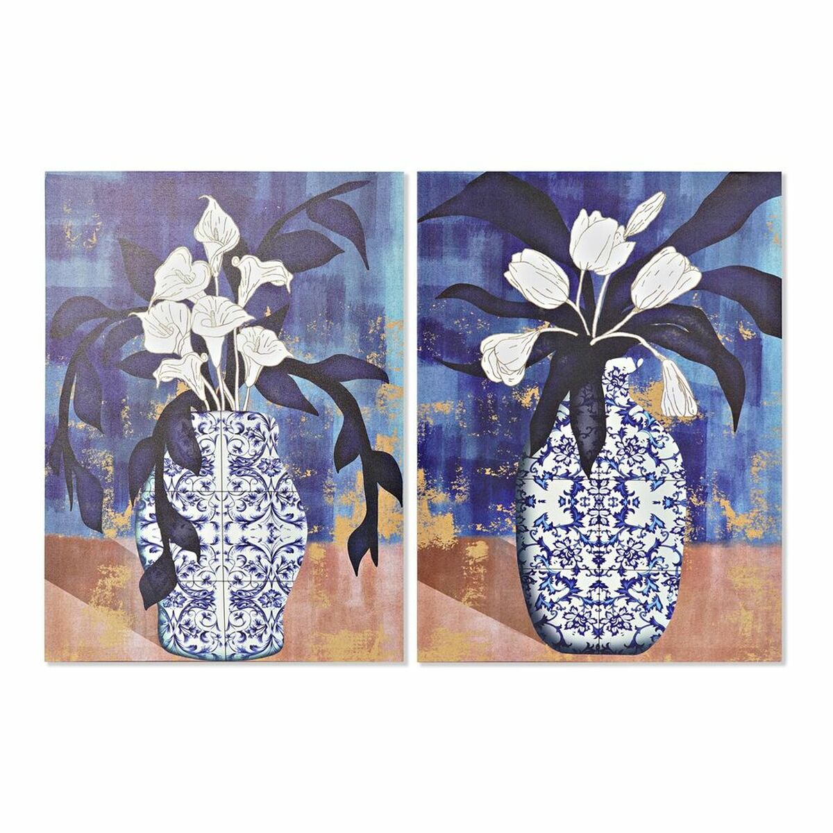 Kanvas DKD Home Decor Furu Kanvas 50 x 1,8 x 70 cm