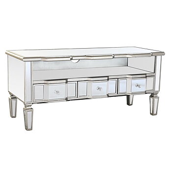TV-möbler DKD Home Decor Silvrig 112 x 45 x 50 cm