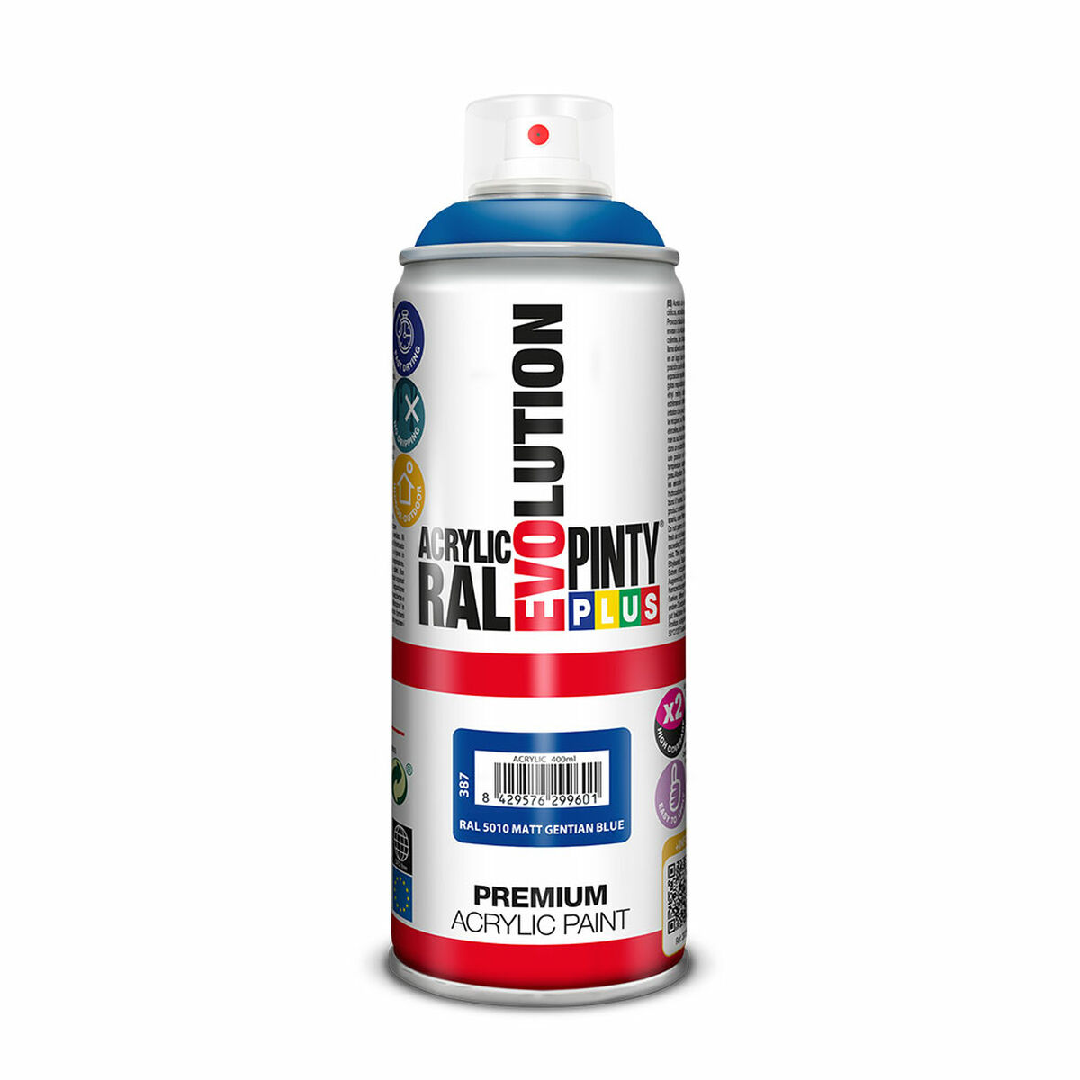 Sprejfärg Pintyplus Evolution RAL 5010 Gentian Blue 400 ml Matt