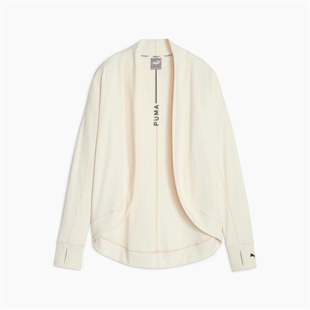 Sportjacka, Dam Puma Studio Unwind Long C Vit - 2