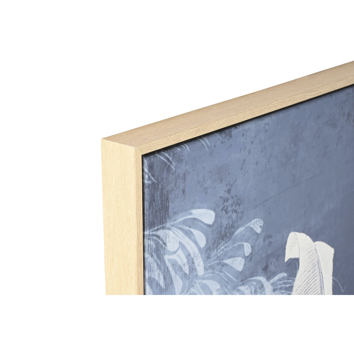 Kanvas Home ESPRIT Blå Palmer Tropiskt 180 x 4 x 120 cm (3 Delar) - 2