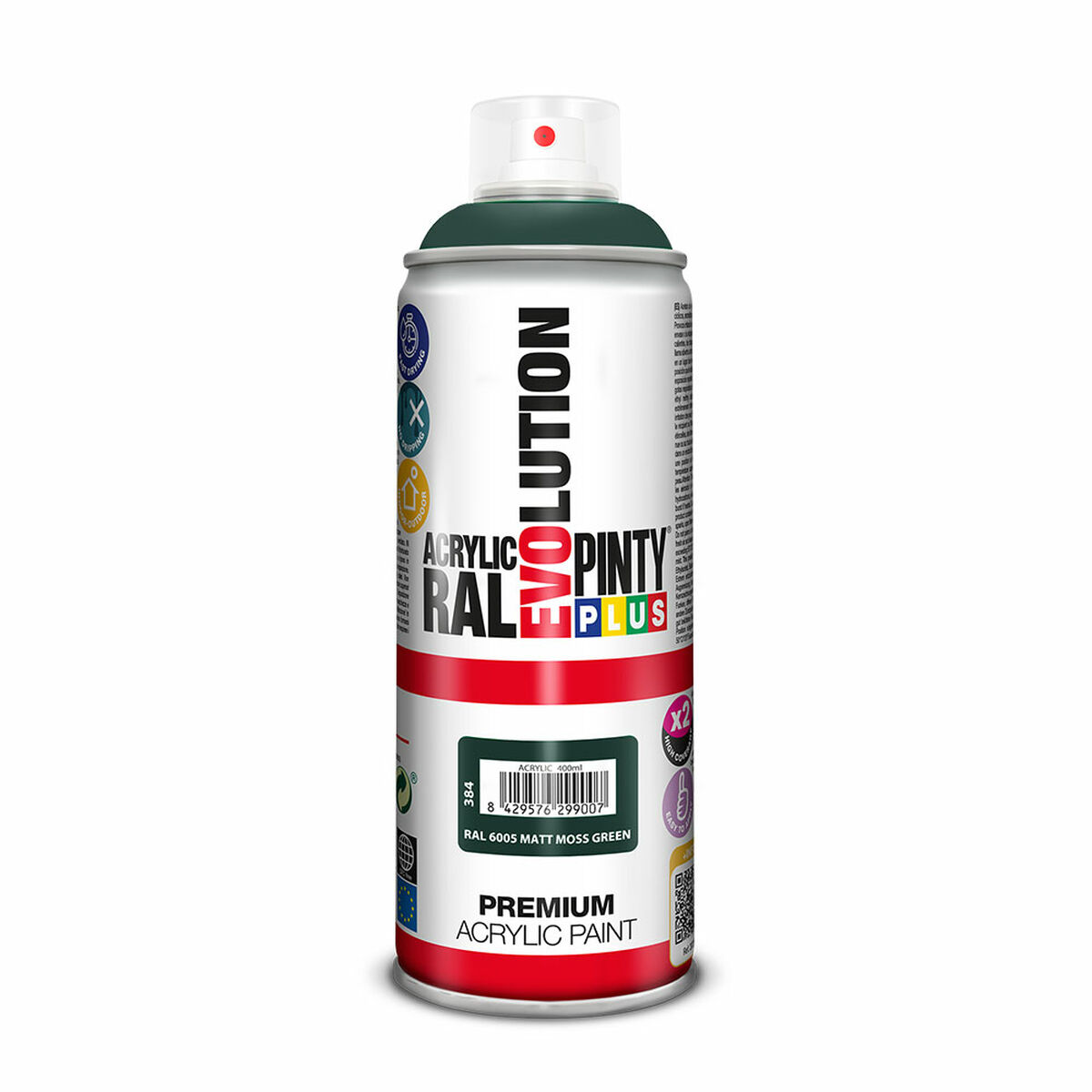 Sprejfärg Pintyplus Evolution RAL 6005 Moss Green 400 ml Matt