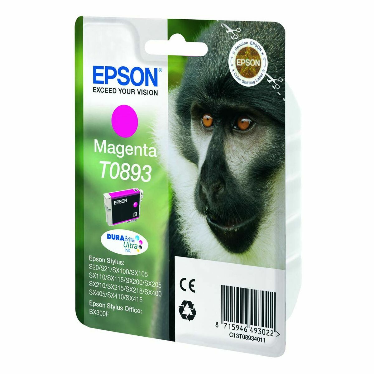 Original Bläckpatron Epson T0893 Magenta - 2
