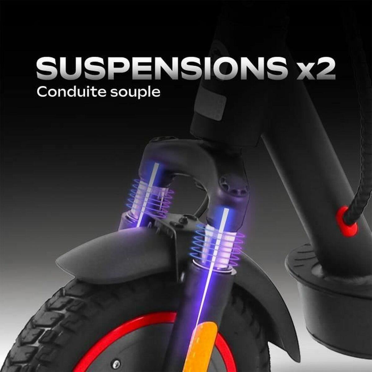 Elscooter Urbanglide 100 MAX Svart 350 W 25 km/h - 4